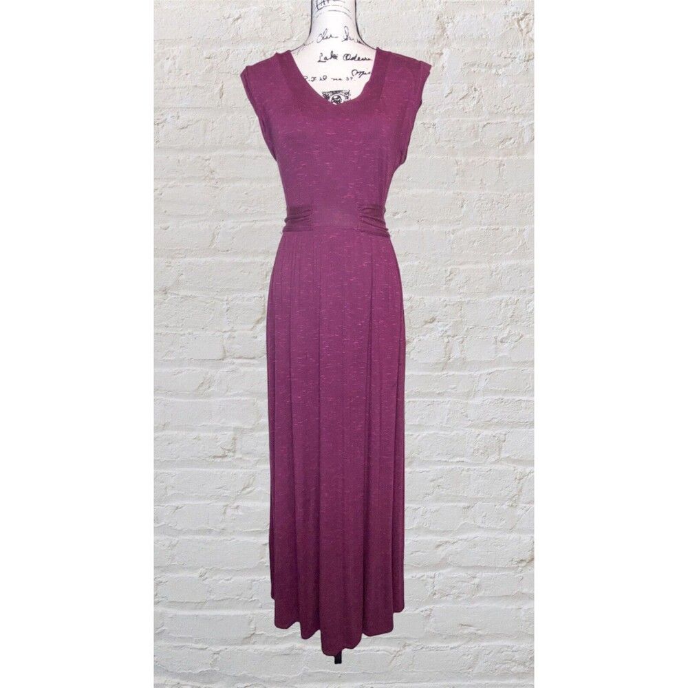 Matilda Jane Chasing Waterfalls Maxi Dress Women SM Plum Boho Cottage